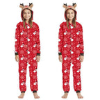 Jumpsuit with hoodie Matching family Christmas Pajama Set
