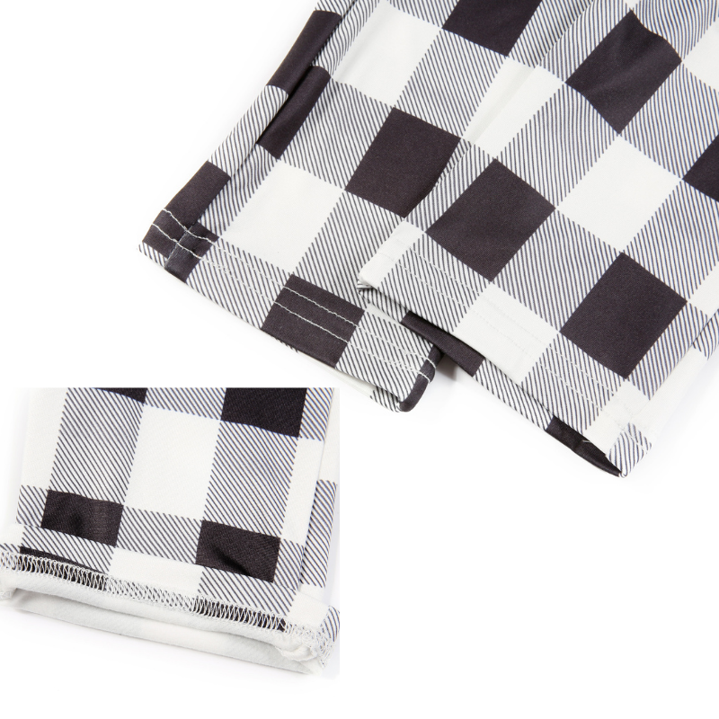 Black & White Merry Christmas Pajama Set