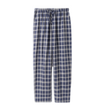 Men Navy Blue Large Grid Pajamas