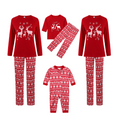 Moose Long-Sleeved Christmas Pajamas Set