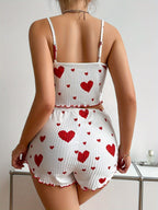 Comfy Stretchy Women's Shorts Set