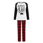 White Bear Matching Family Pajama Set
