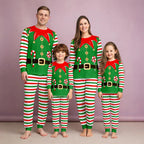 Merry Christmas Snow Flake Matching Family Pajamas Set
