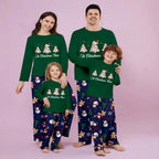 Oh Christmas Time Tree Set Family Matching Christmas Pajamas