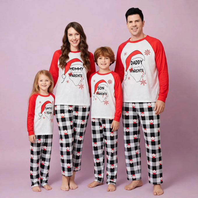 Santa Claus family combination parent-child wear