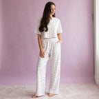 Crop Top Cotton Pajamas Set