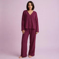 Two Piece Pure Cotton Wide Leg Pajamas Set