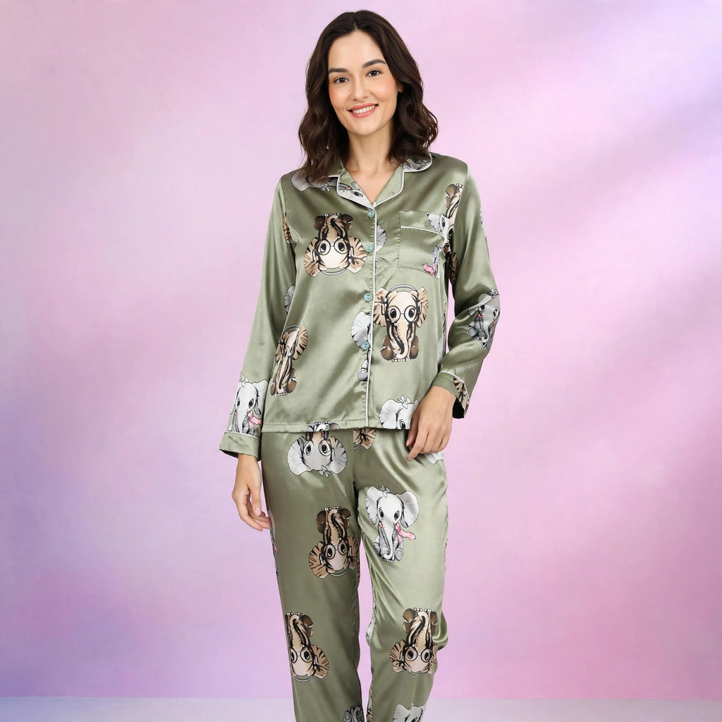 Seven Piece Suit Pajamas Set For Women