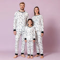 White O Neck Matching Family Christmas Pajamas Set
