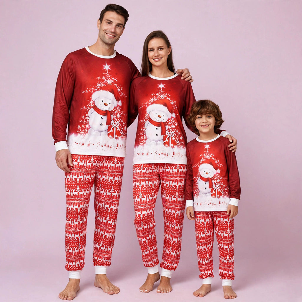 Snowman Christmas Family Outfit