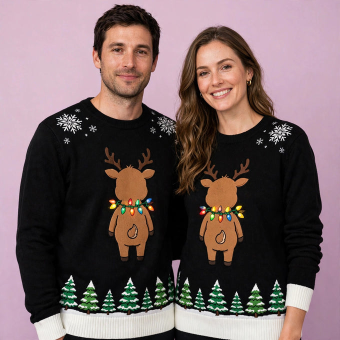 Men's & Women's Long-Sleeved Christmas Ugly Sweater
