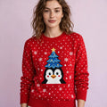Women Long-Sleeved Christmas Ugly Sweater