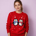 Women Snowmen Pullovers Christmas Ugly Sweater