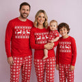 Moose Long-Sleeved Christmas Pajamas Set