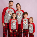 Cute Santa Claus Long-Sleeved Pajamas Set