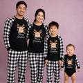 Black & White Merry Christmas Pajama Set