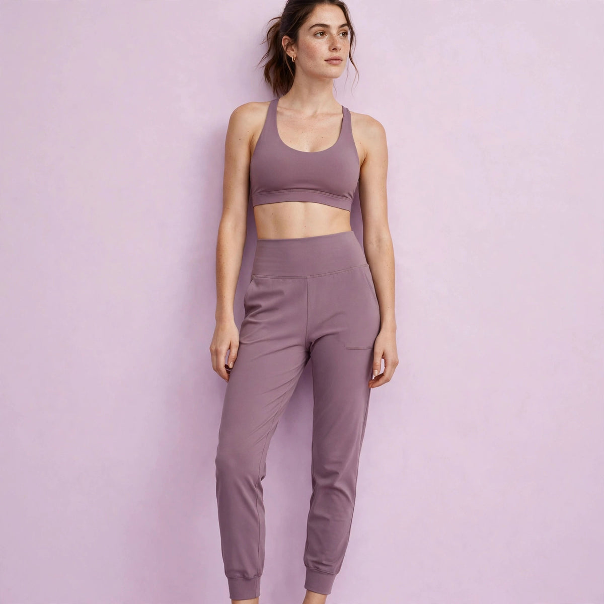 High Waist With Pocket Loose Joggers