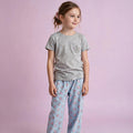 Flower Printed Plus Size Pajamas Set