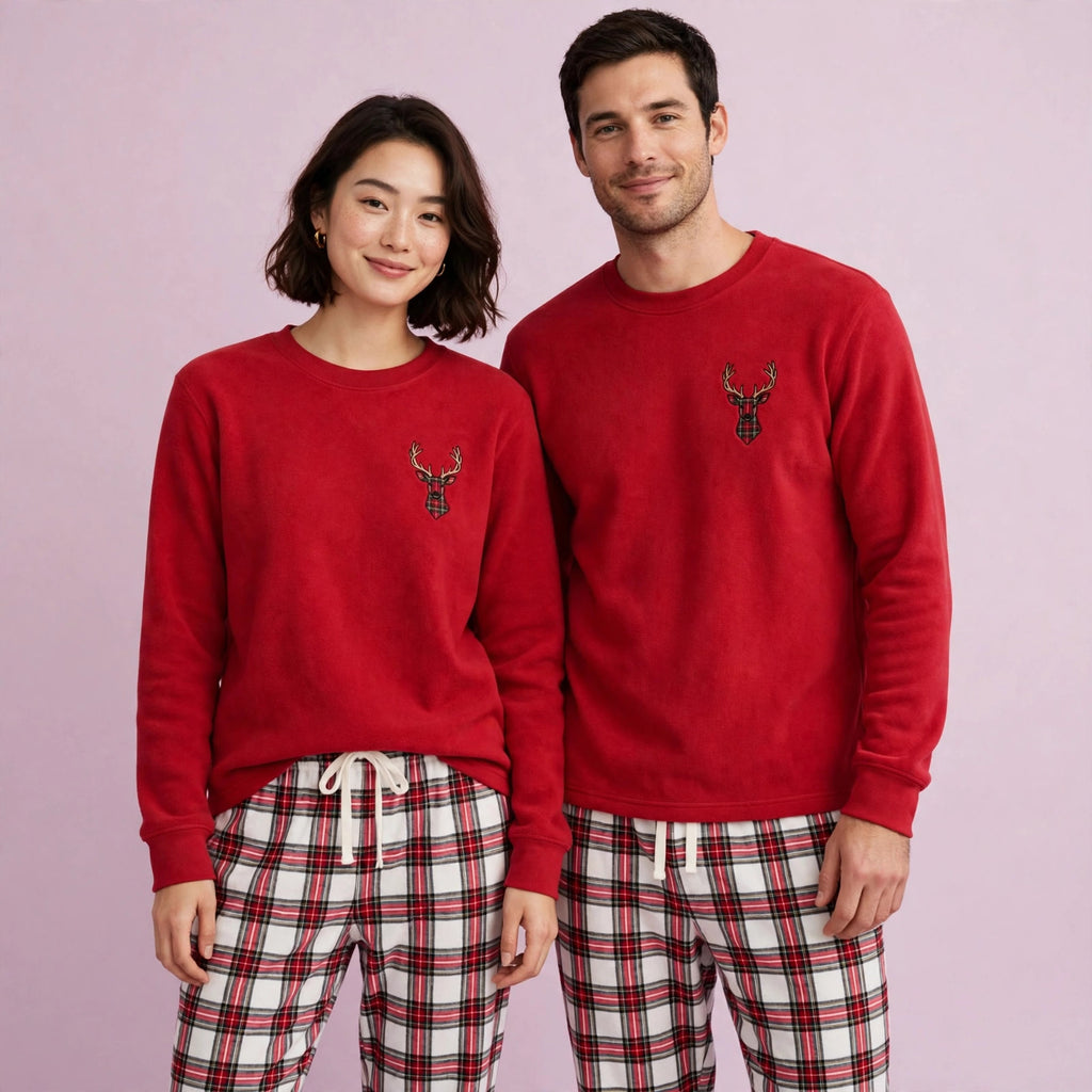 Fireside Fleece Matching Pajamas for Couple