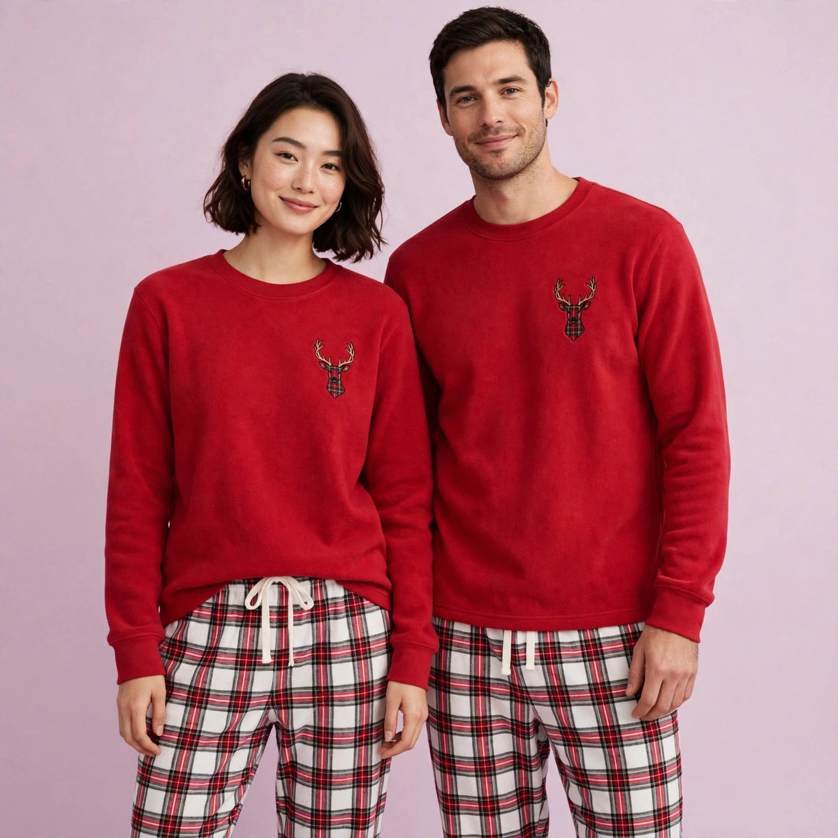Fireside Fleece Matching Pajamas for Couple