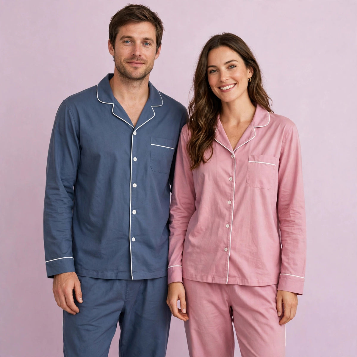 Flannel Pajamas Sets For Couple