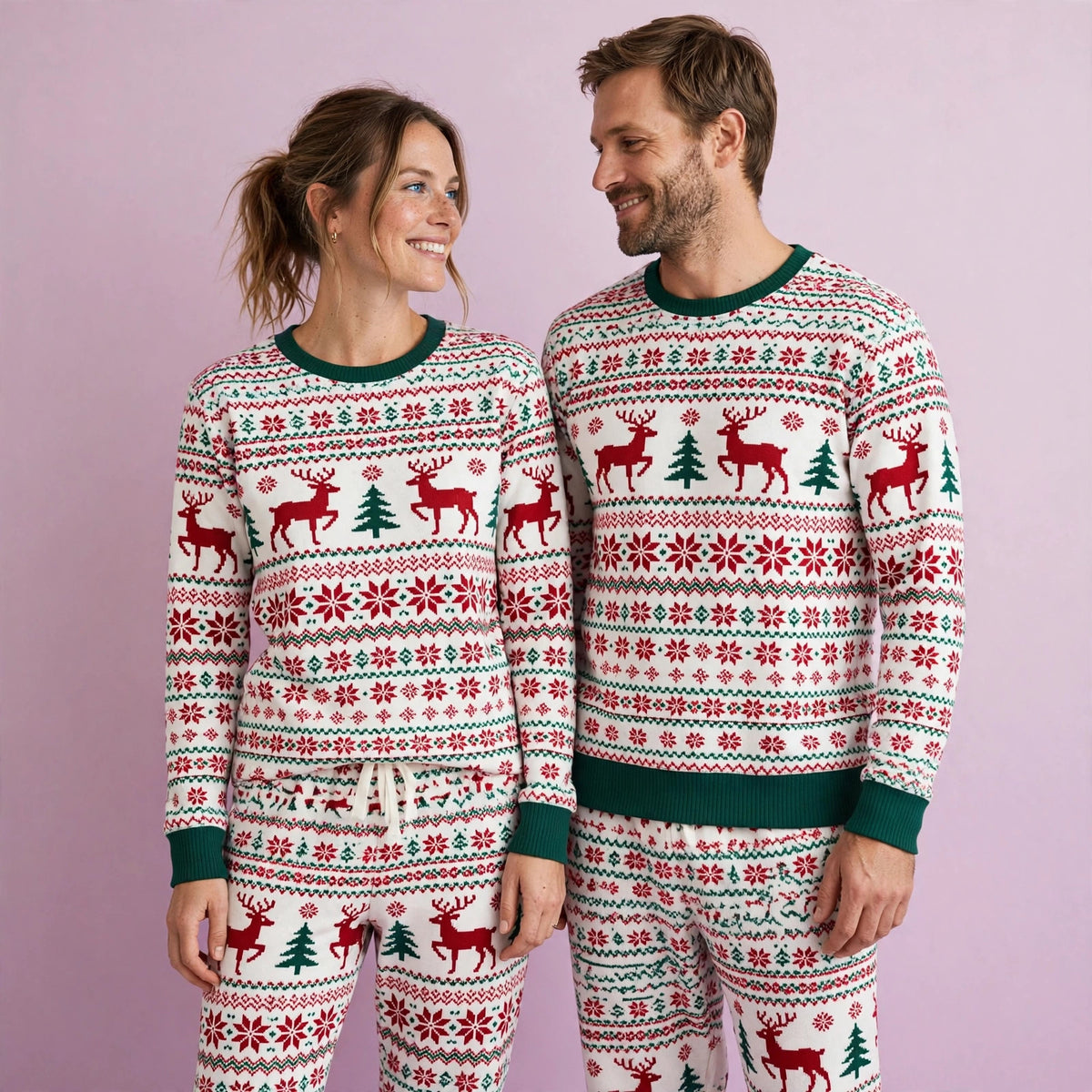 Matching Christmas Pajama Set For couple