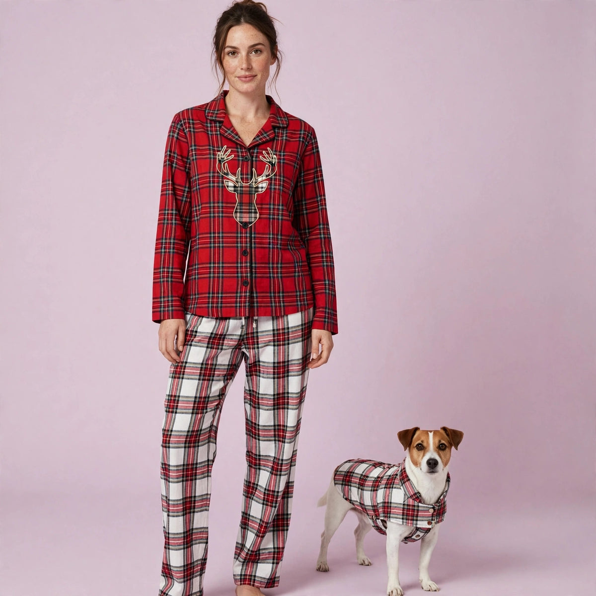 Fireside Fleece Matching Pet & Owner Pajamas