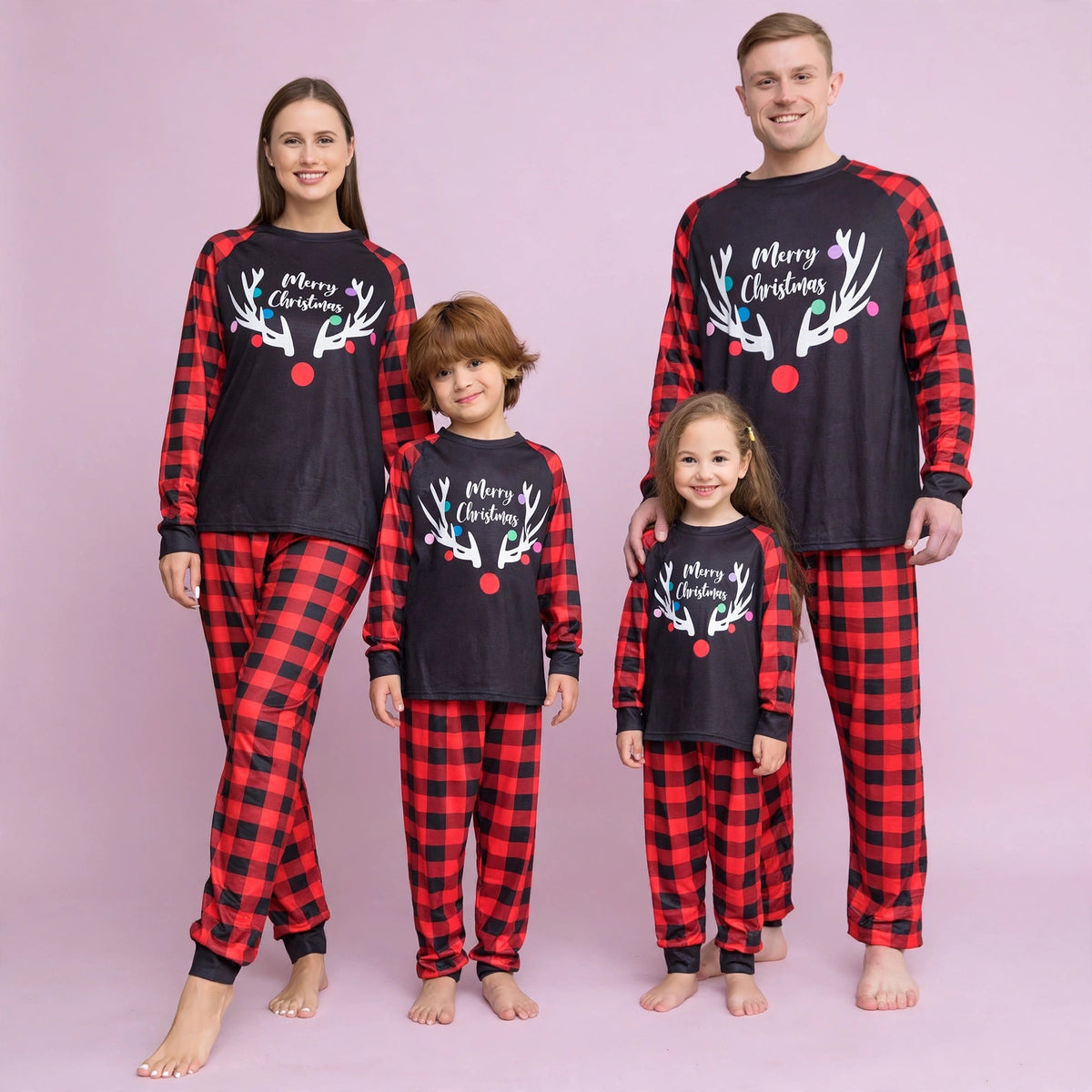 Christmas Printed Matching Family Pajama Set