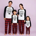 White Bear Matching Family Pajama Set
