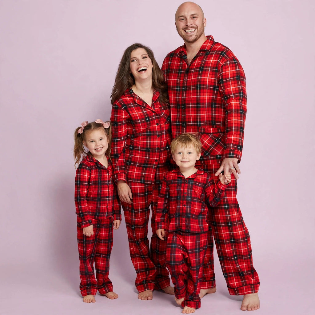 Check Matching Family Pajama Set