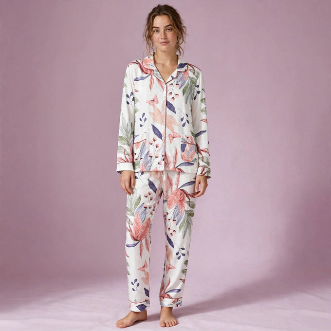 Full Printed Women Pant Set