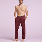 Men Cotton Loose Pajamas with Side pockets