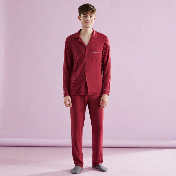 Men Long Sleeve Pajama Set