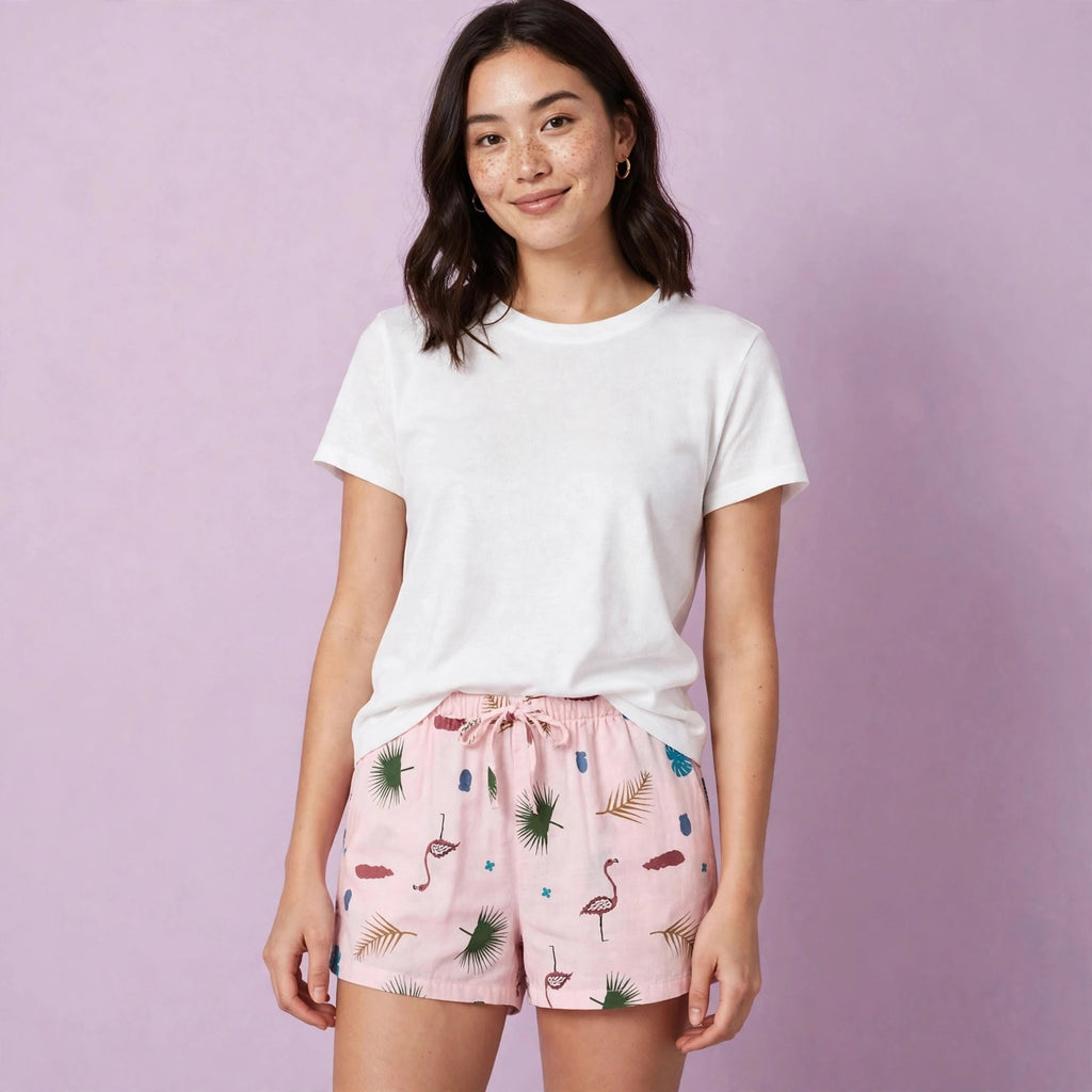 Women Colorful Printed Shorts