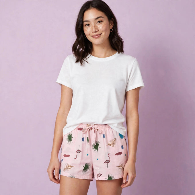 Women Colorful Printed Shorts