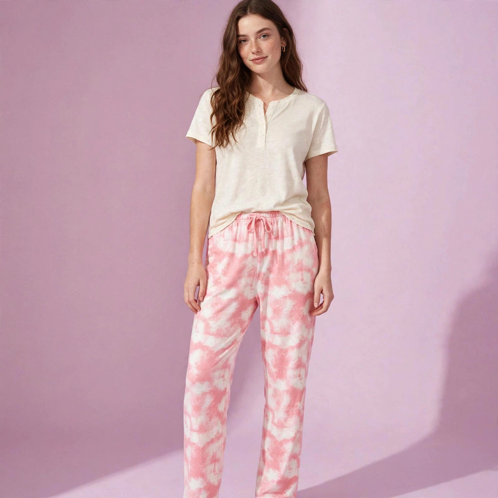 Women Tie & Dye Sleep Pajama