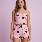 Comfy Stretchy Women's Shorts Set