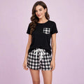 Crew Neck Tee & Shorts Sleepwear