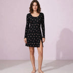 Small Floral Long Sleeved Ruffle Loungewear