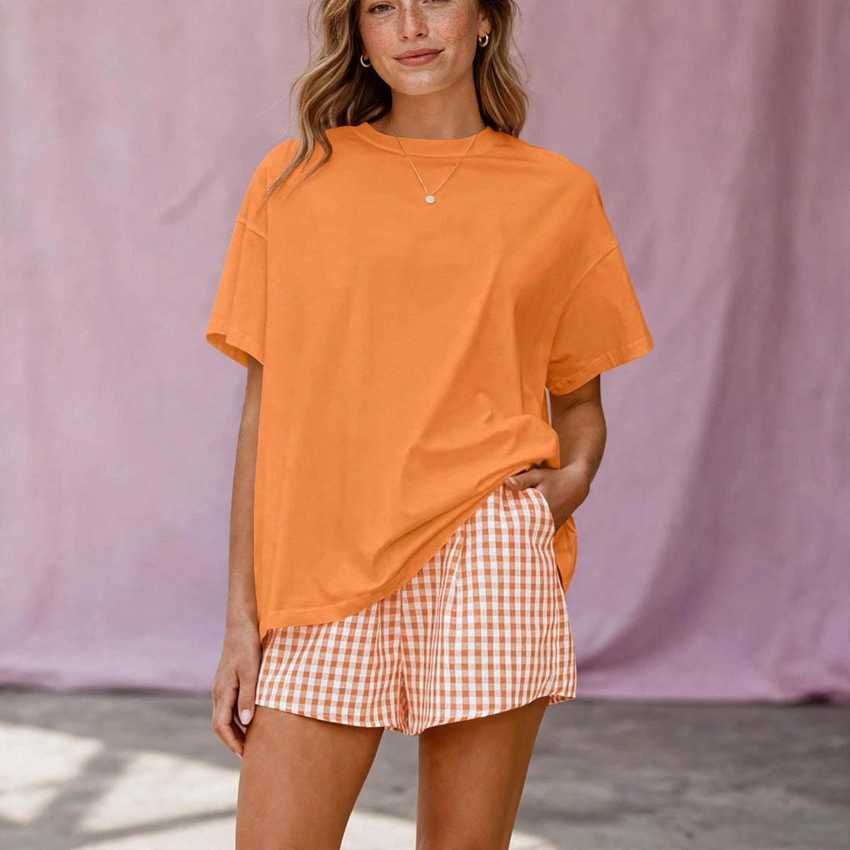 Summer Pure Cotton Women's Short Set