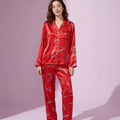 Feather Silk Pajama Set