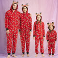 Jumpsuit with hoodie Matching family Christmas Pajama Set