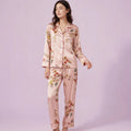 Pink Flowers Pajama Set