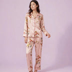 Pink Flowers Pajama Set